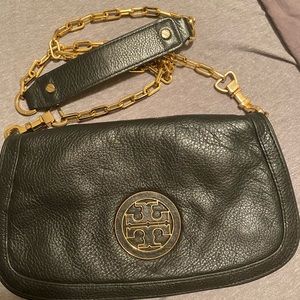 Tory Burch Black & Gold Crossbody